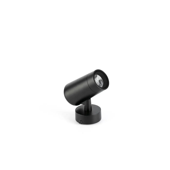 Projecteur extérieur Puk noir Ø 5,9 cm, angle 15°, de Faro Barcelona