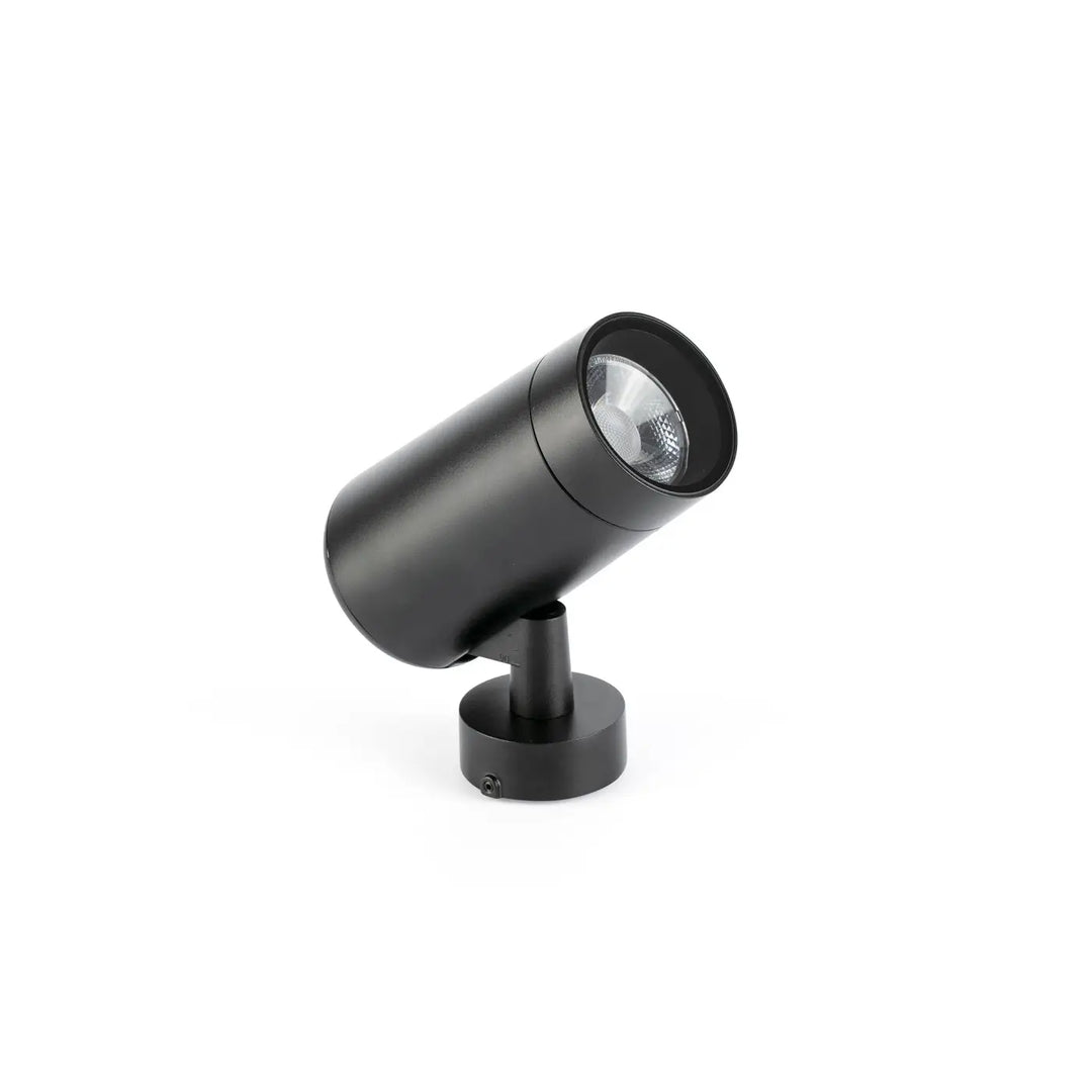Projecteur extérieur Puk noir Ø 8,5 cm, angle 30°, de Faro Barcelona