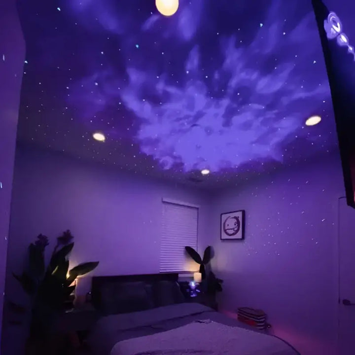 Projecteur Galaxie Lumineux Multicolore à LED en Acrylique