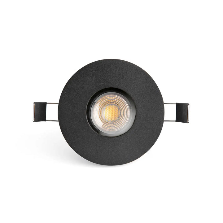 Spot encastrable Niva noir fixe IP65 de Faro Barcelona