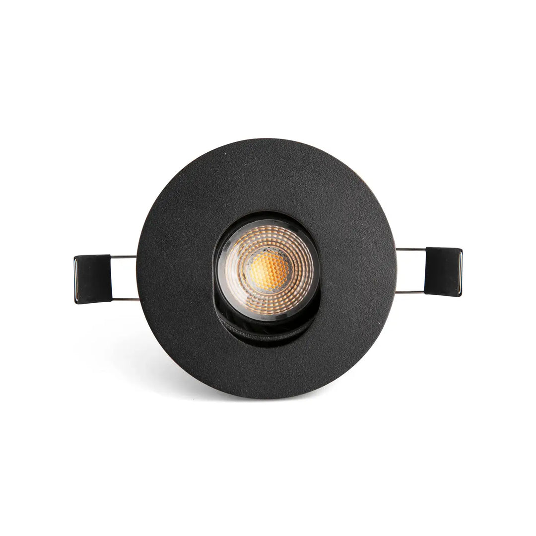 Spot encastrable Niva noir orientable de Faro Barcelona