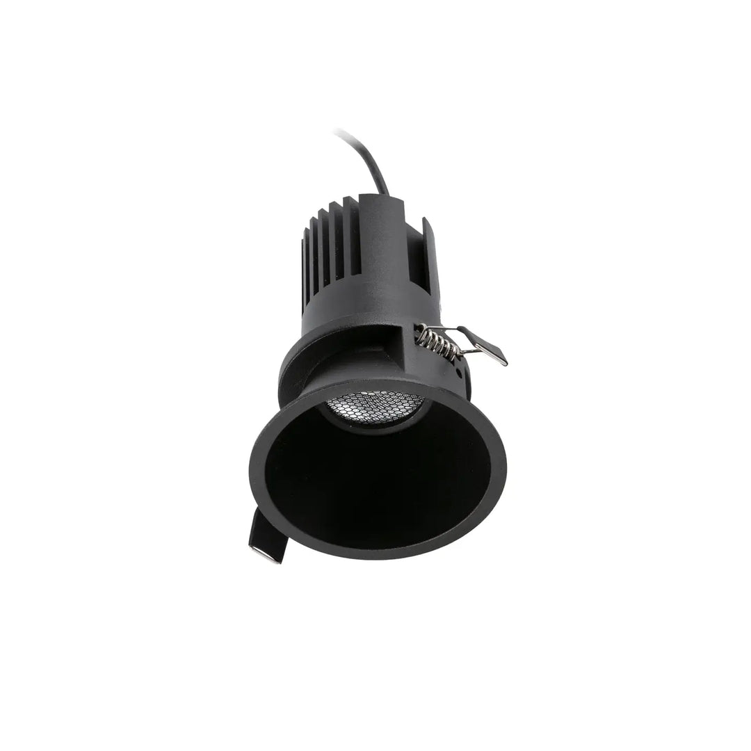 Spot encastrable Tulipa IP65 noir 15 W de Faro Barcelona