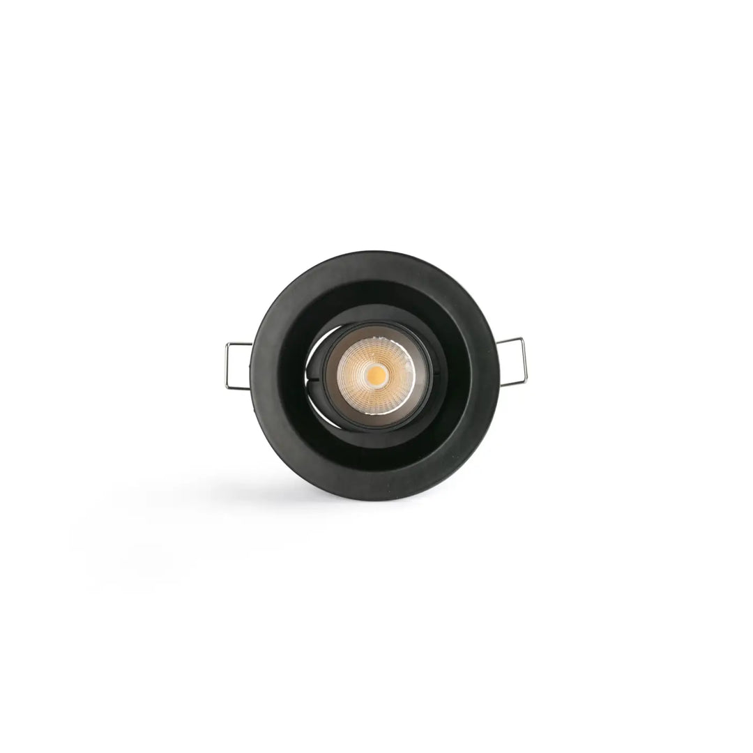 Spot encastrable Kope noir Ø 85 mm de Faro Barcelona