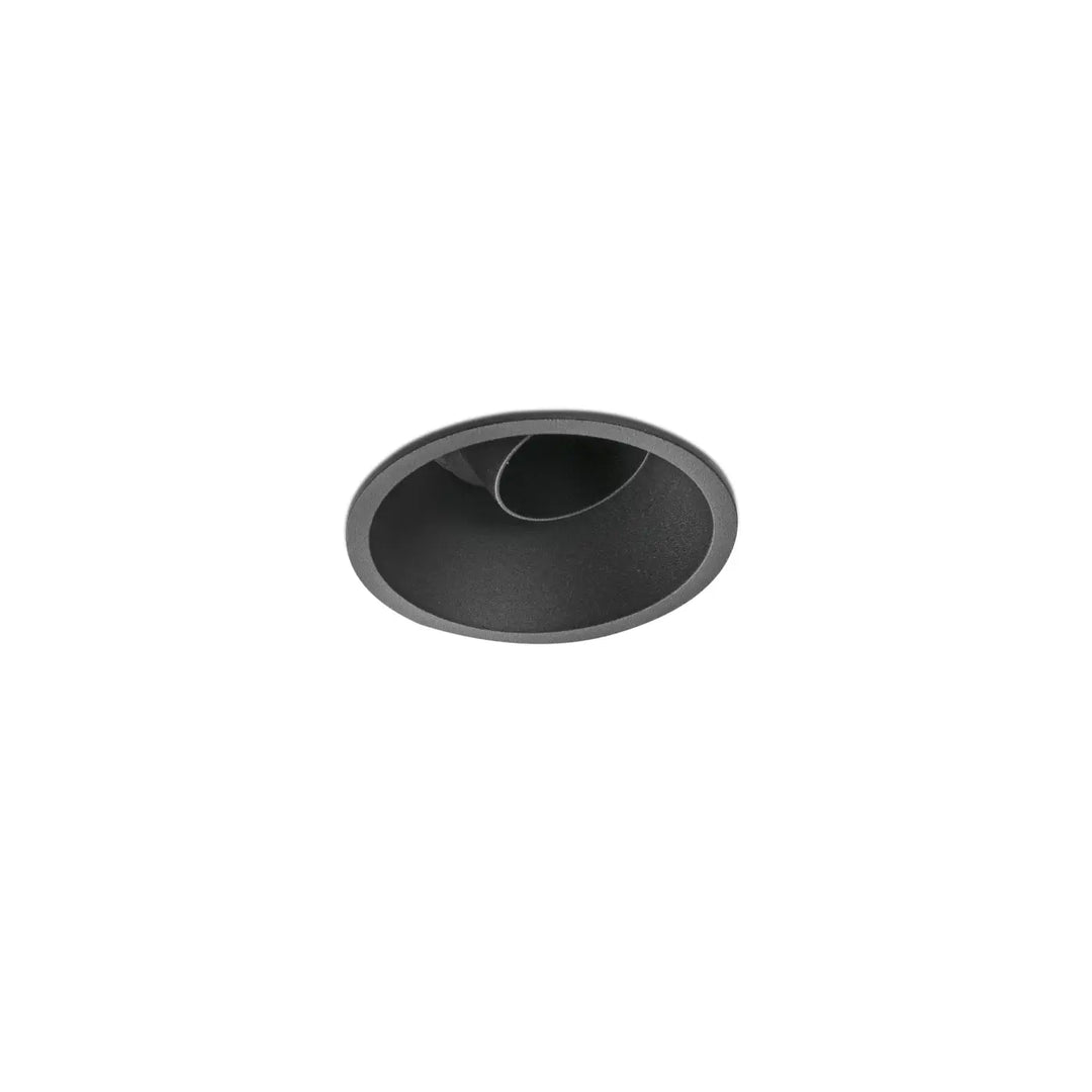 Spot Kope noir Ø 100 mm avec le tube orienté