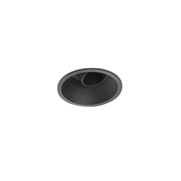 Spot Kope noir Ø 100 mm avec le tube orienté