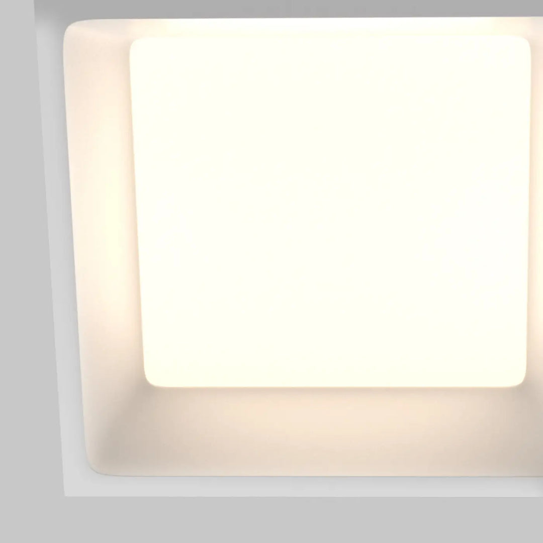 Panneau carré led spot okno en acier blanc avec design moderne et indice ip44 pour éclairage plafond