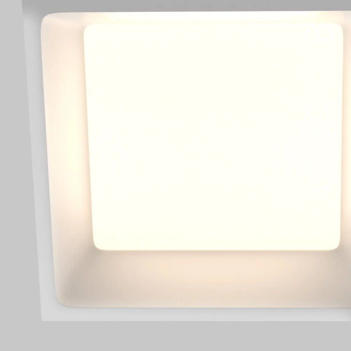 Panneau carré led spot okno en acier blanc avec design moderne et indice ip44 pour éclairage plafond