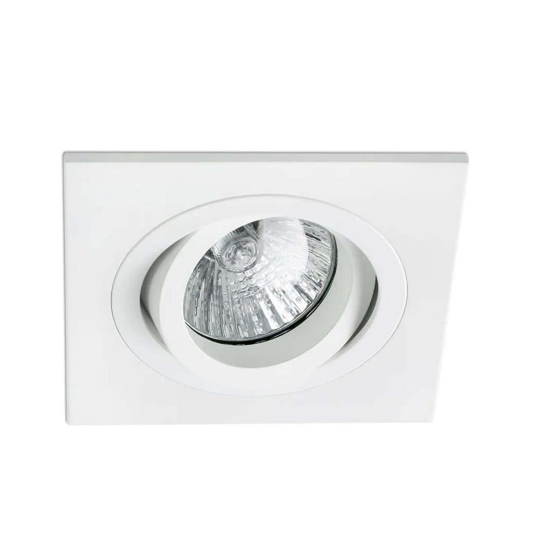 Spot encastrable Radon SQ carré blanc de Faro Barcelona