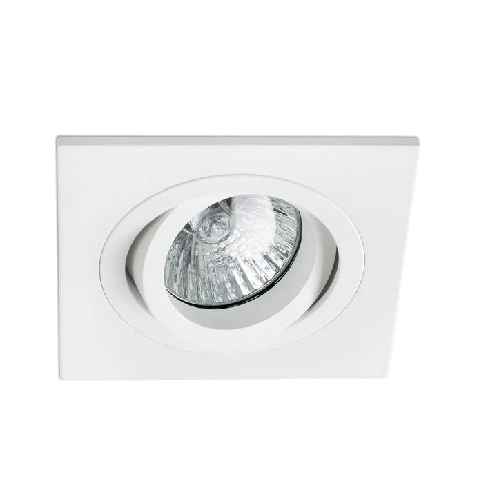 Spot encastrable Radon SQ carré blanc de Faro Barcelona