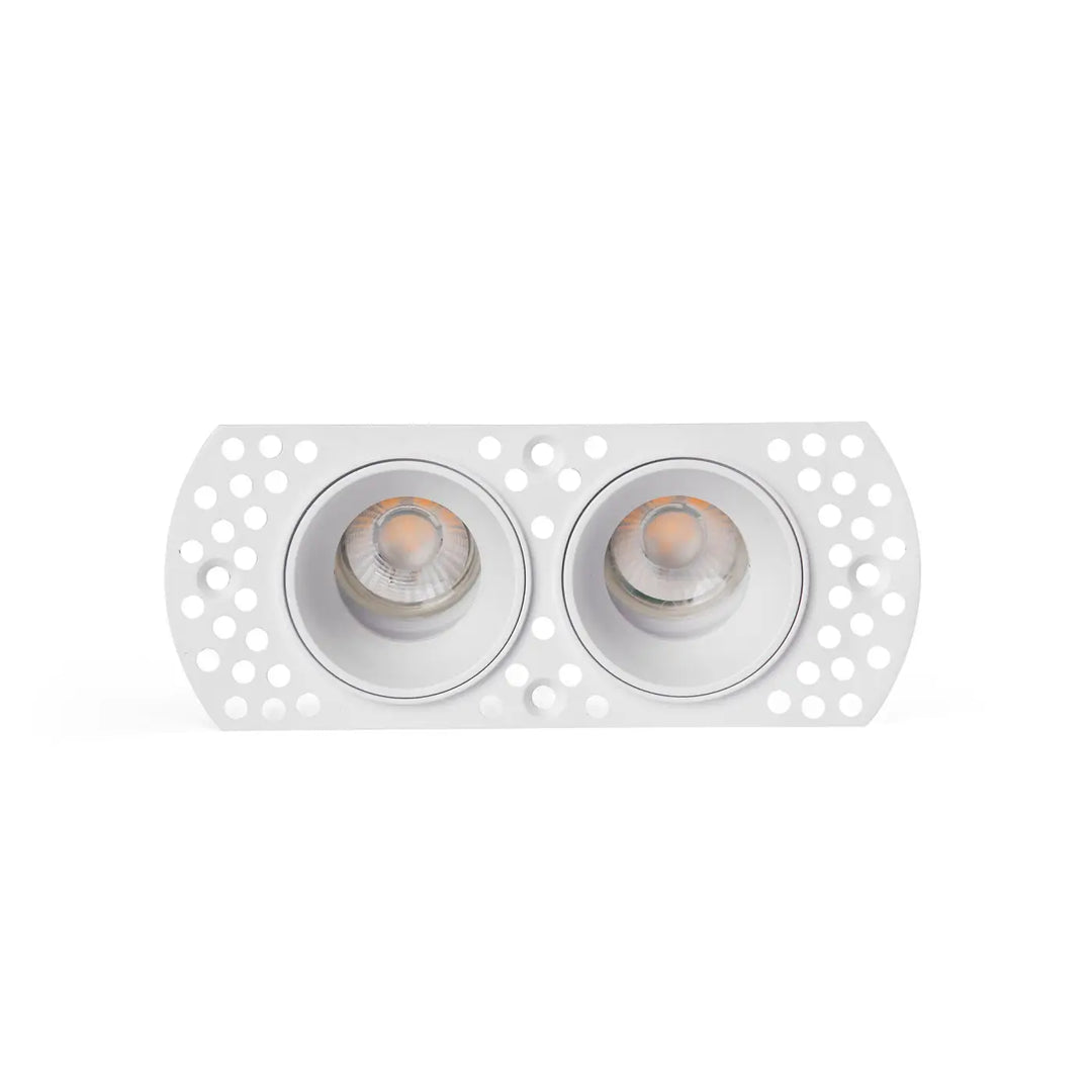 Spot encastrable Flic double blanc de Faro Barcelona