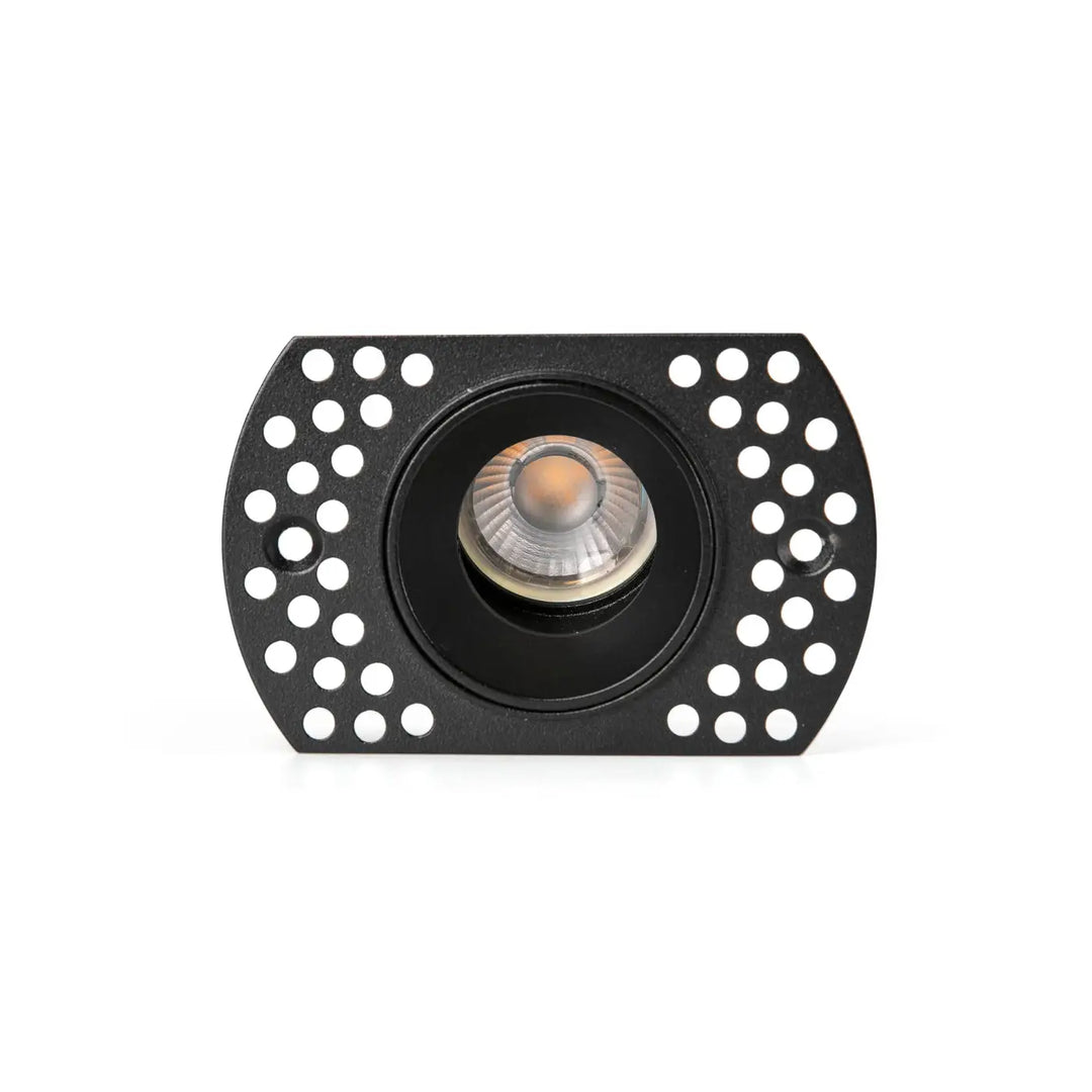 Spot encastrable Flic noir sans collerette de Faro Barcelona