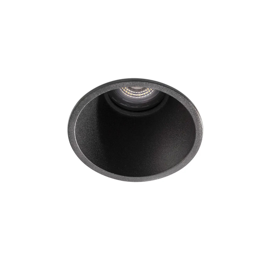 Spot encastrable Fresh IP65 noir de Faro Barcelona
