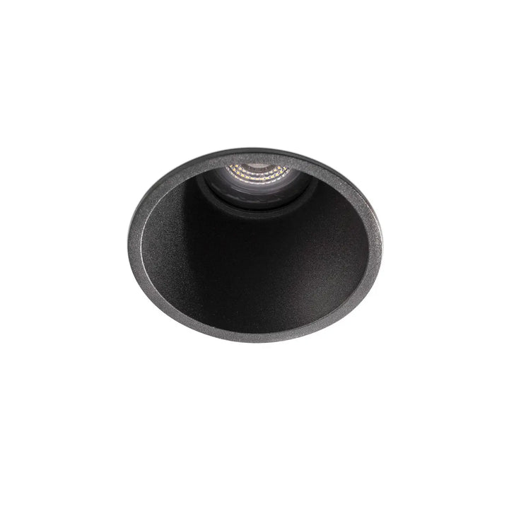 Spot encastrable Fresh IP65 noir de Faro Barcelona