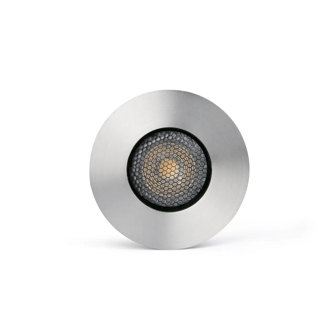 Spot encastré de sol Grund GU10 aluminium satiné de Faro Barcelona