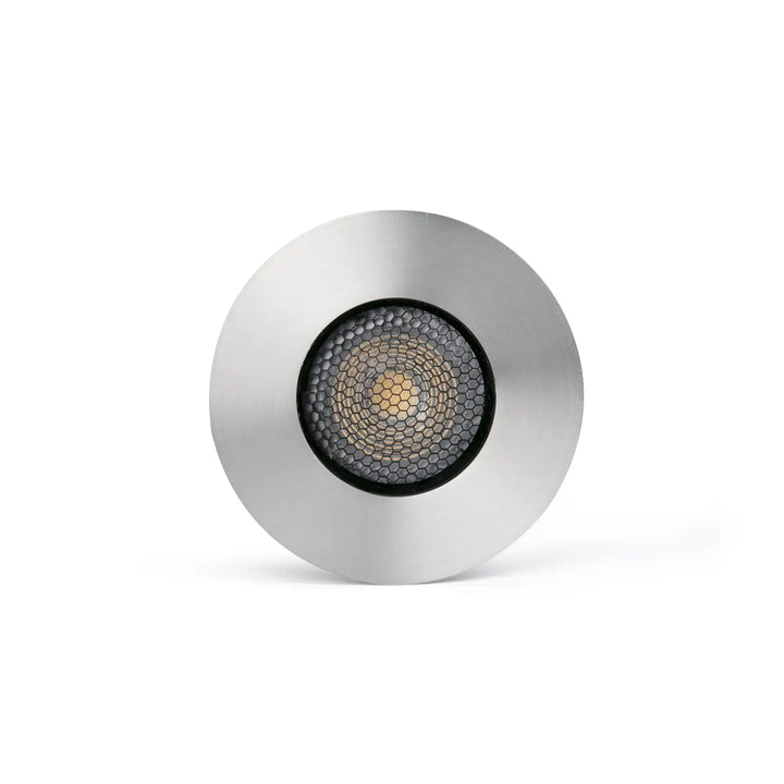 Spot encastré de sol Grund GU10 aluminium satiné de Faro Barcelona
