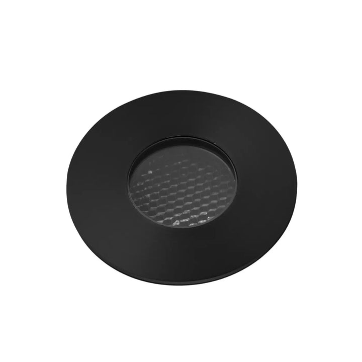 Spot encastré de sol Grund Ø 8 cm noir anodisé 3000 K de Faro Barcelona