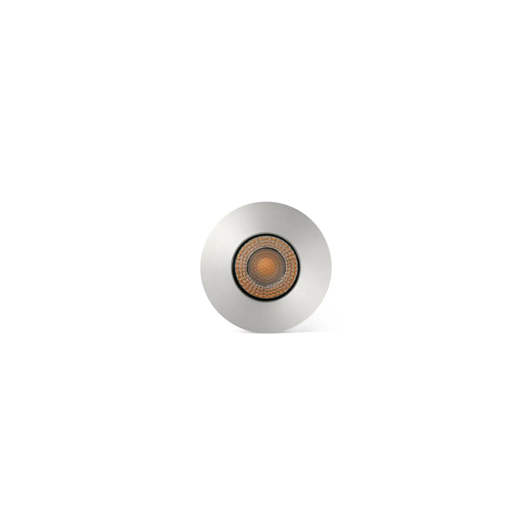 Spot encastré de sol Grund Ø 9,2 cm en inox 3000 K de Faro Barcelona