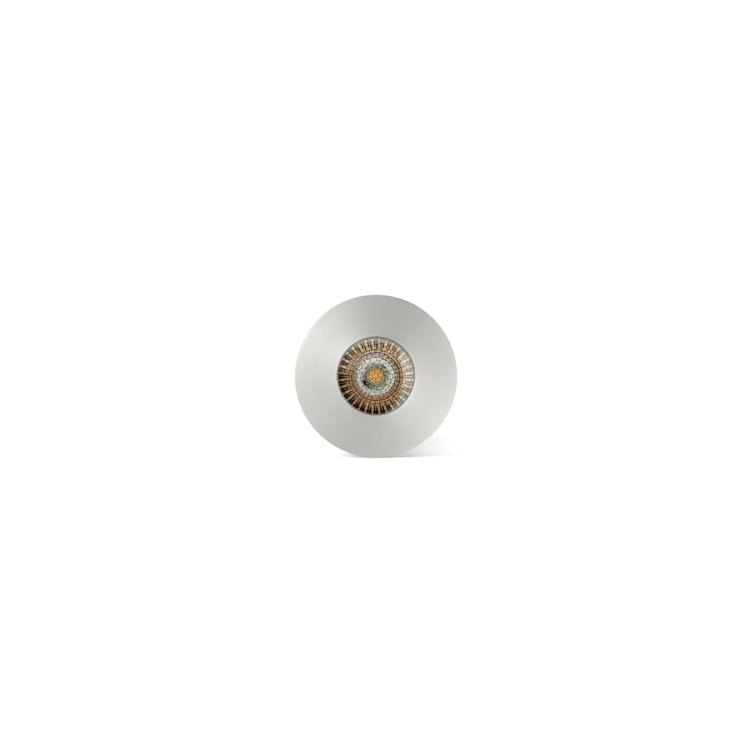 Spot encastré de sol Grund Ø 8 cm en inox 3000 K de Faro Barcelona