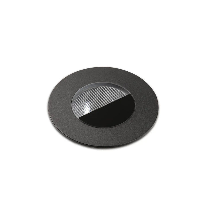 Détail du spot Grund wallwasher noir anodisé