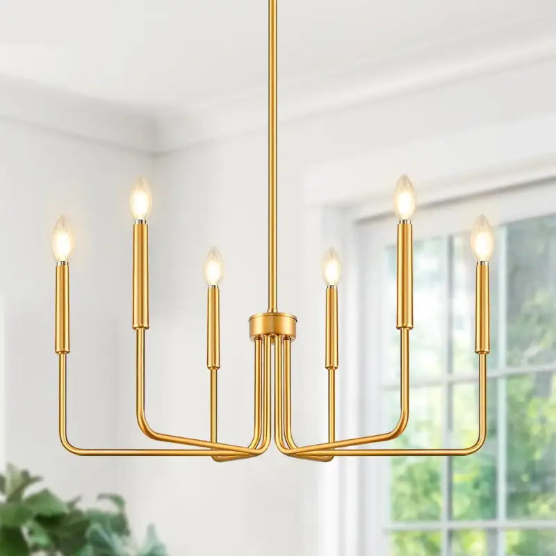 Suspension À 6 Bras Façon Chandelier Linéaire