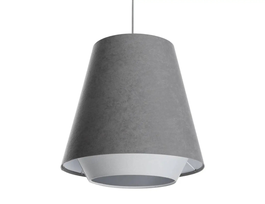 Pendant lamp Sensei Doblo – Grey/White/Silver