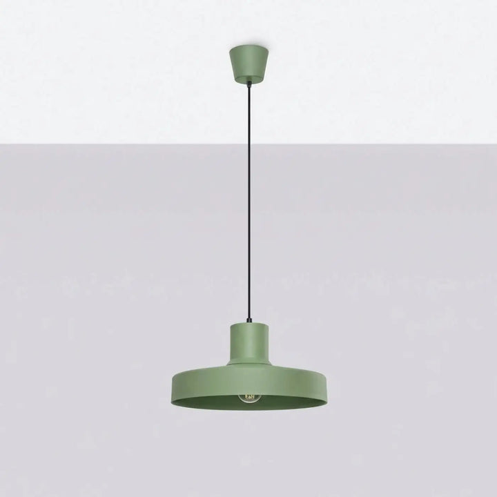 Suspension Luminaire sauge éteinte, vue rapprochée