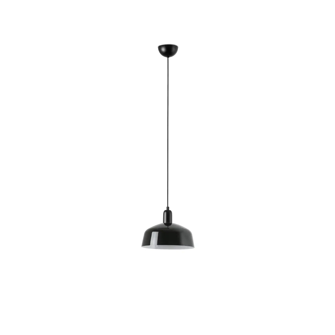 Suspension Tatawin M abat-jour métal noir de Faro Barcelona