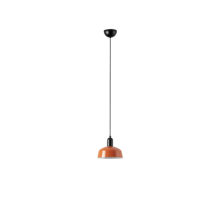Suspension Tatawin S en métal orange roux de Faro Barcelona