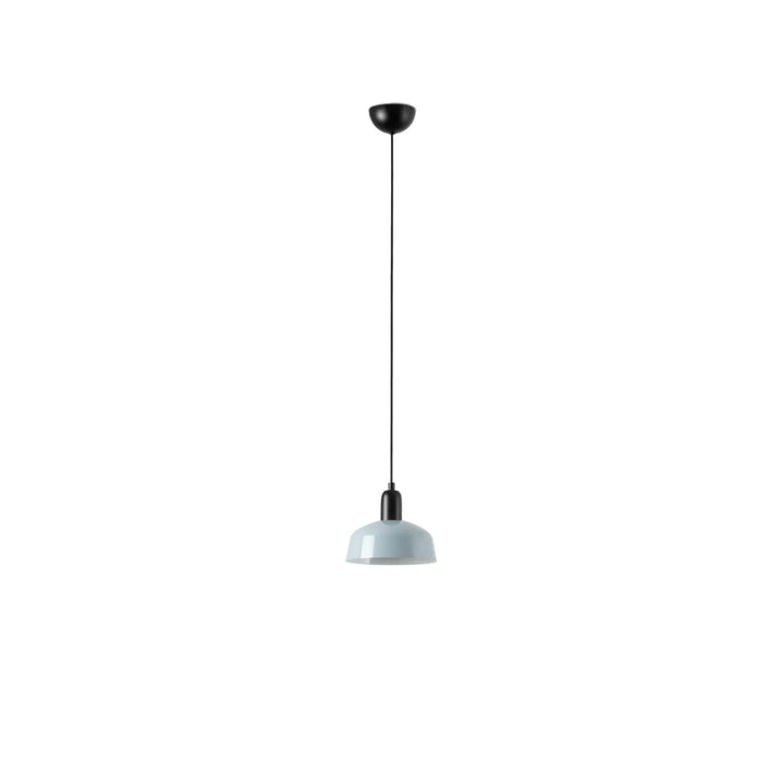 Suspension Tatawin S en métal bleu grisâtre de Faro Barcelona