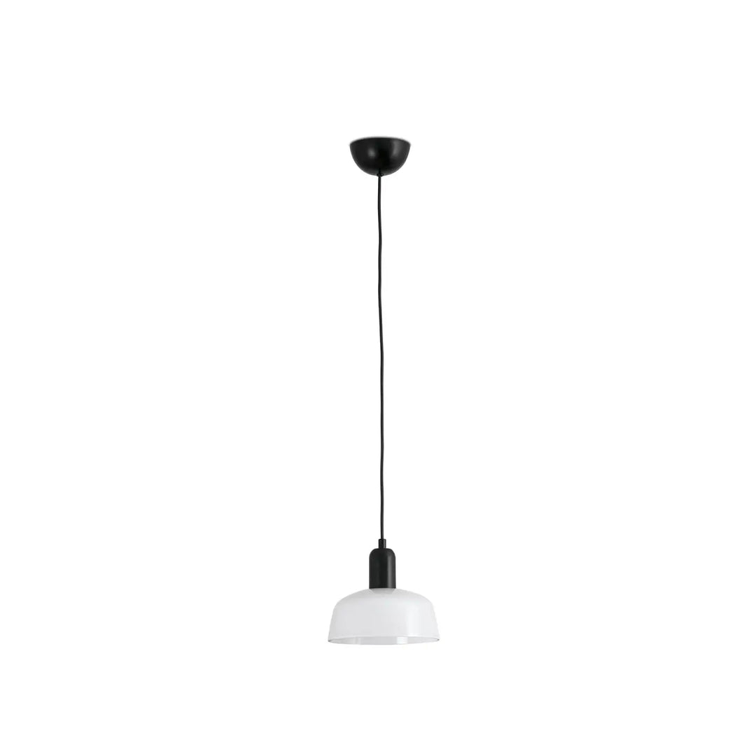Suspension Tatawin S abat-jour verre blanc opale de Faro Barcelona