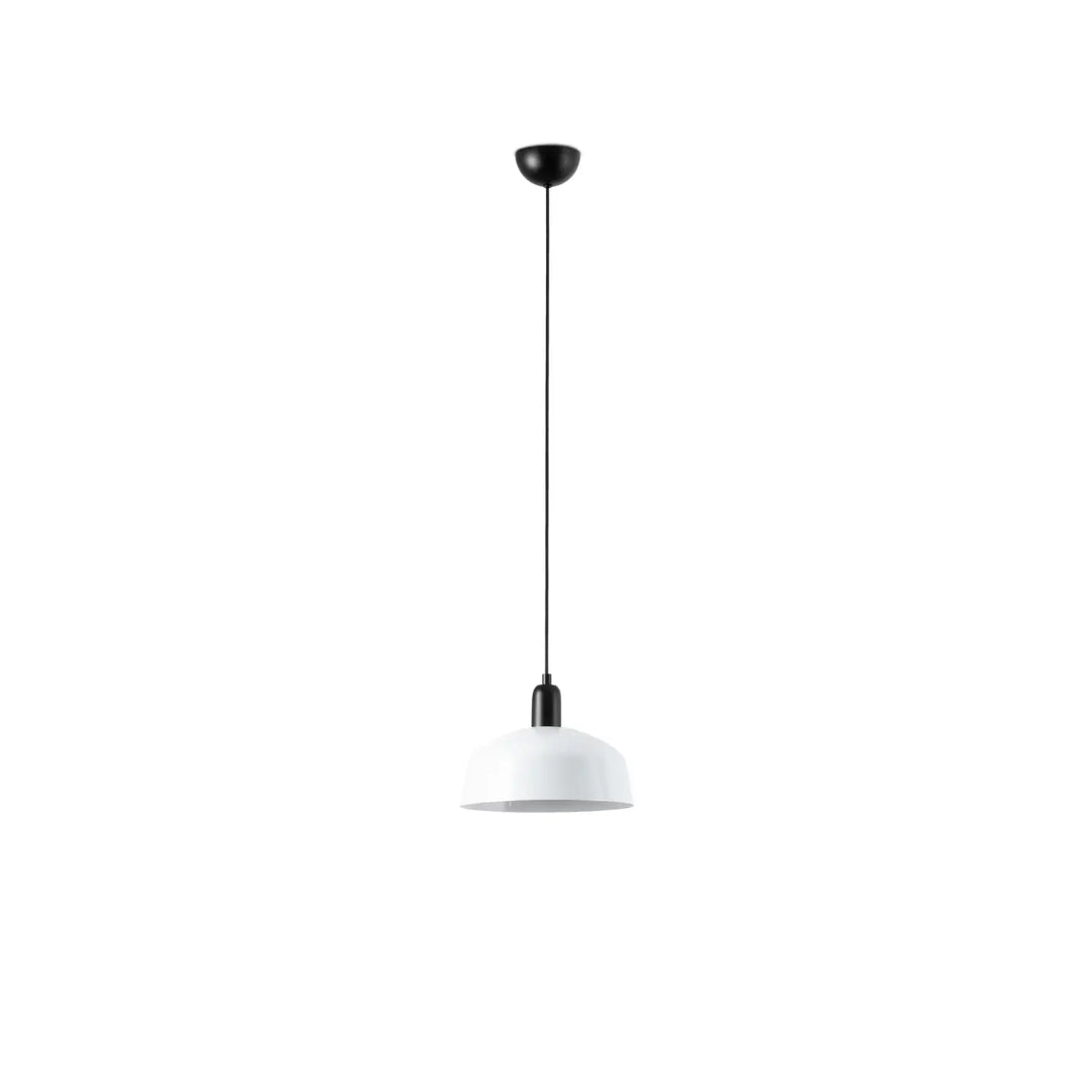 Suspension Tatawin M abat-jour métal blanc de Faro Barcelona