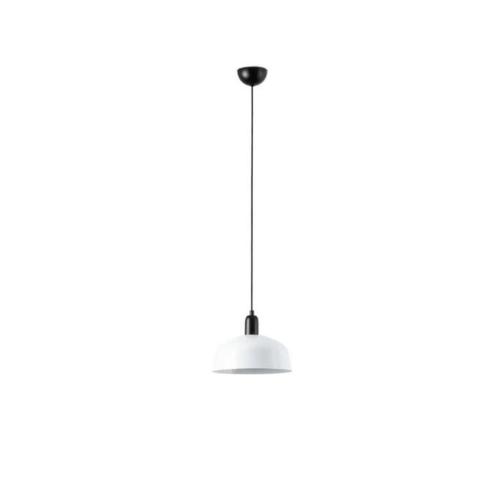Suspension Tatawin M abat-jour métal blanc de Faro Barcelona