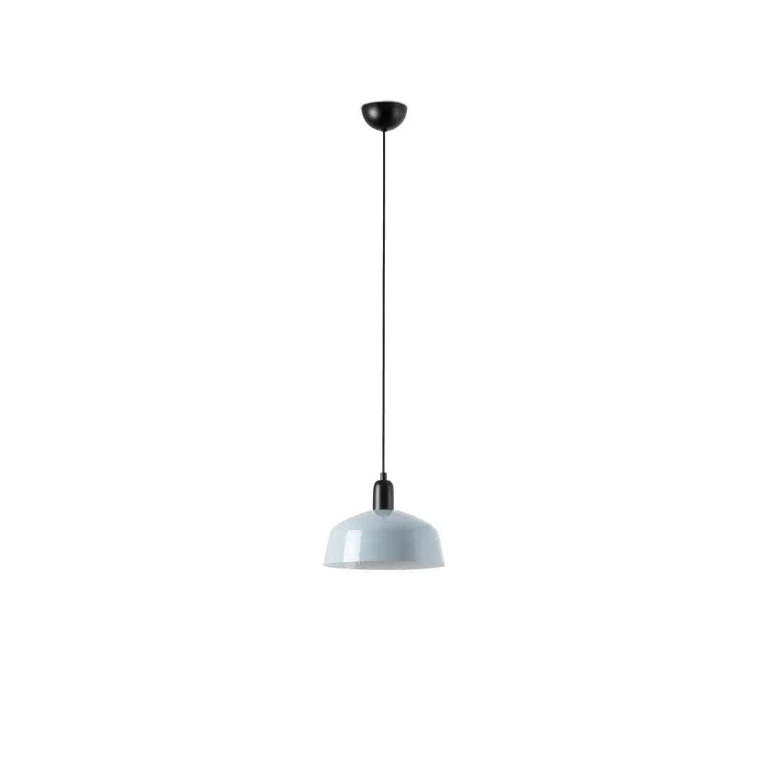 Suspension Tatawin M abat-jour métal bleu grisâtre de Faro Barcelona