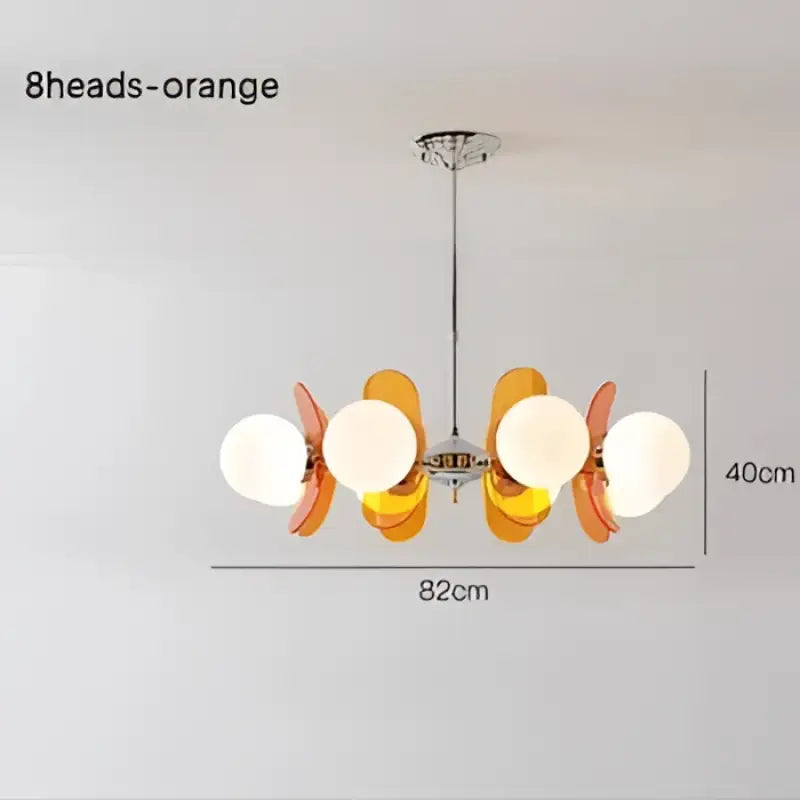 Suspension acrylique design sculptural et verre style raffiné