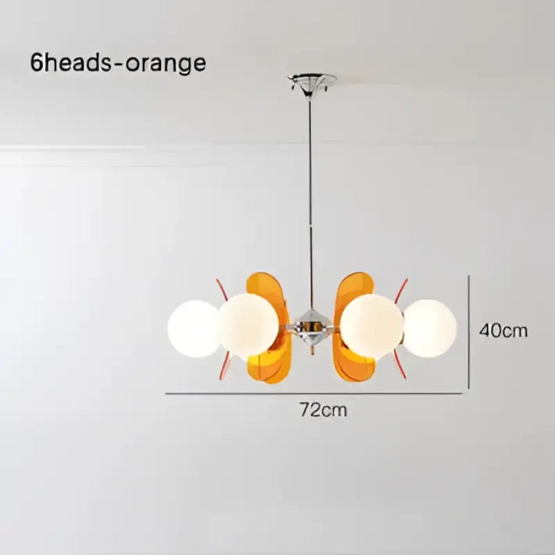Suspension acrylique design sculptural et verre style raffiné