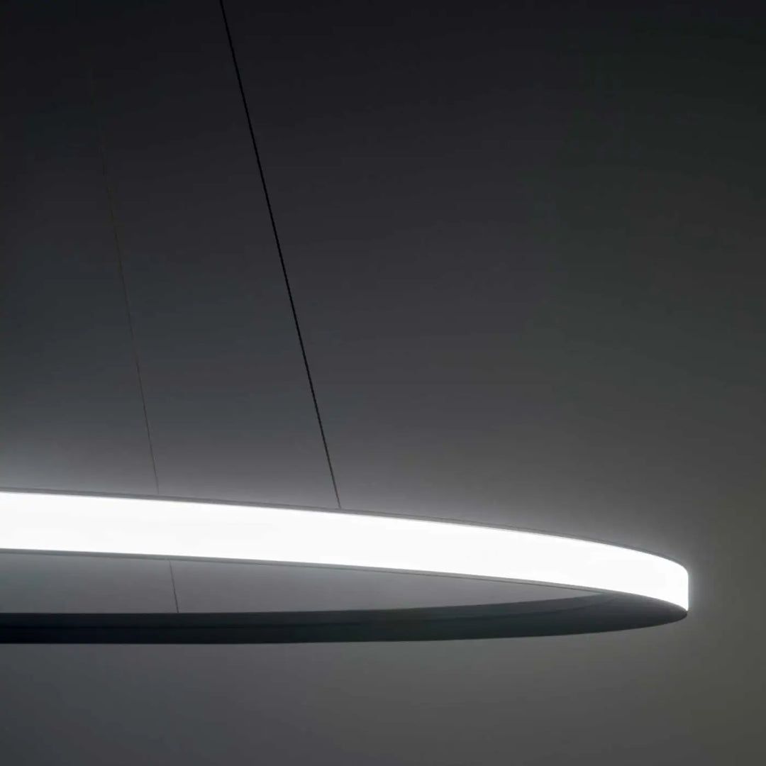 Détail de l'anneau noir de la suspension Circular #couleur_noir