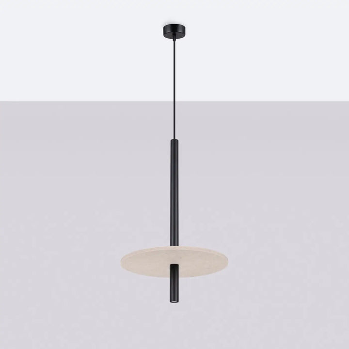 Suspension beige/noir éteinte