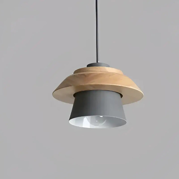 Suspension bois et couleur design scandinave en bois naturel