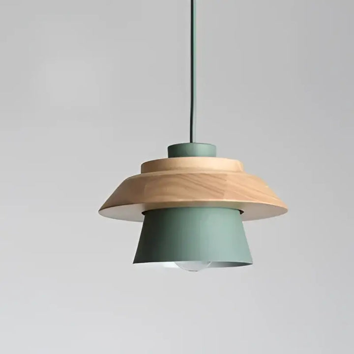 Suspension bois et couleur design scandinave en bois naturel
