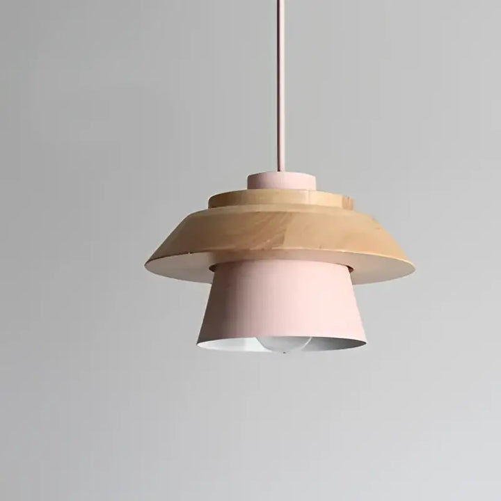 Suspension bois et couleur design scandinave en bois naturel
