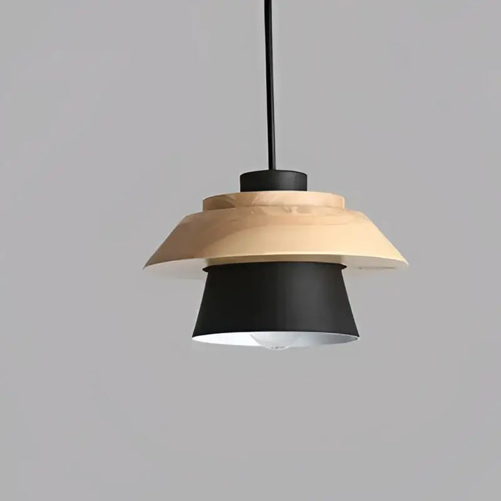 Suspension bois et couleur design scandinave en bois naturel