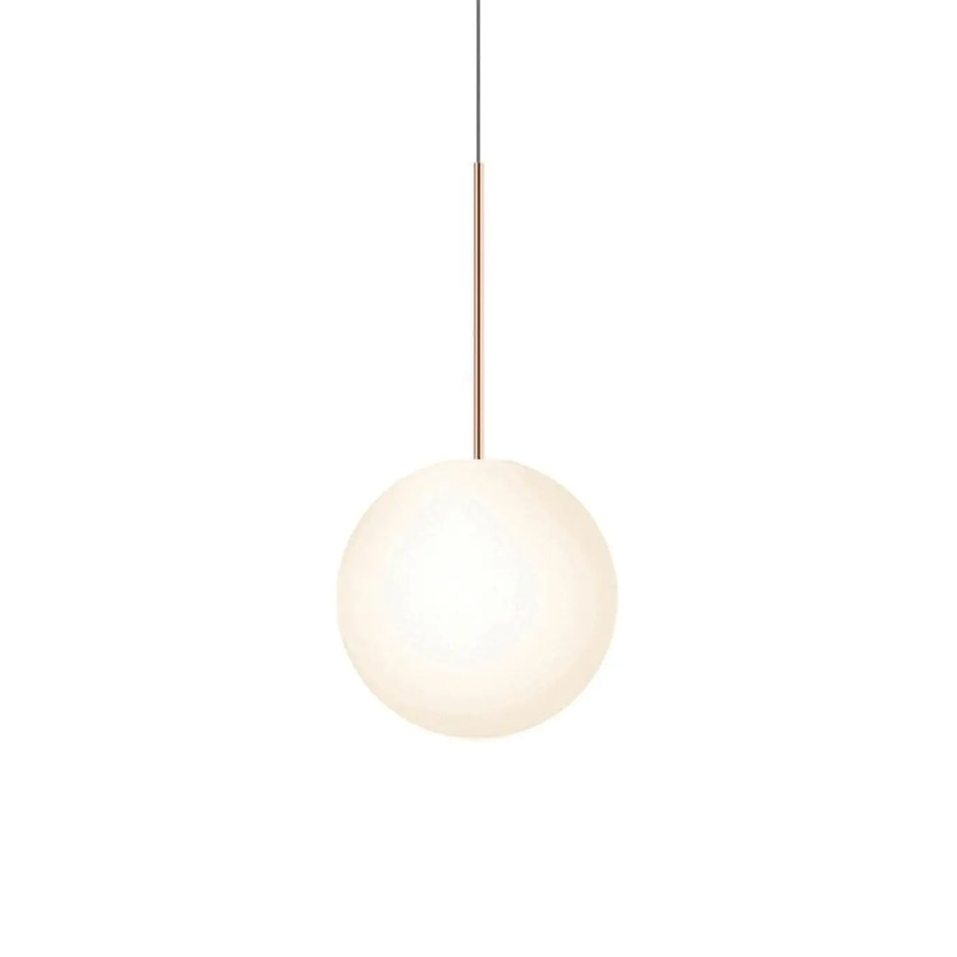 Suspension Bola Sphere or rose, globe en verre opale de 30,5 cm