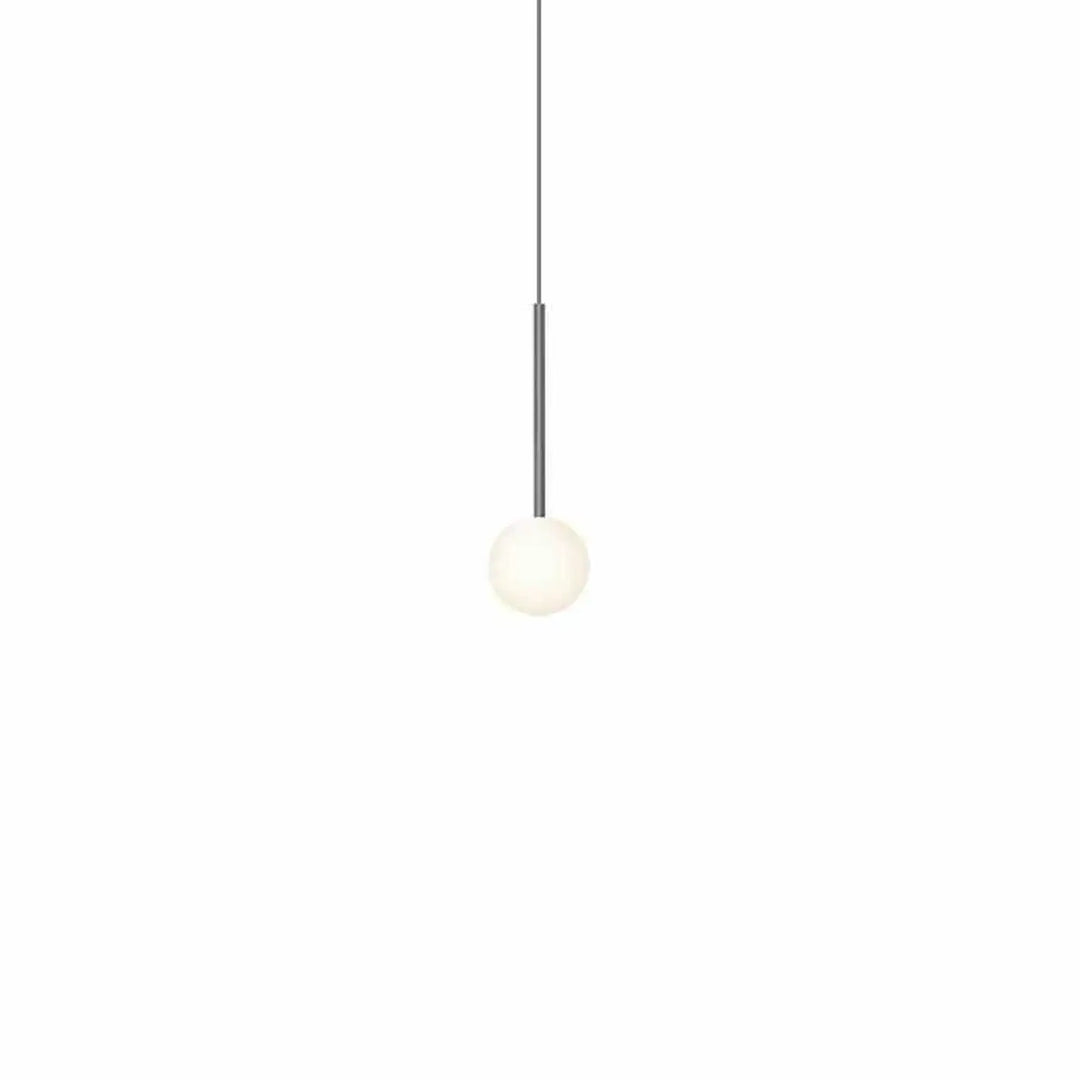 Suspension Bola Sphere gris anthracite, globe en verre opale de 10 cm