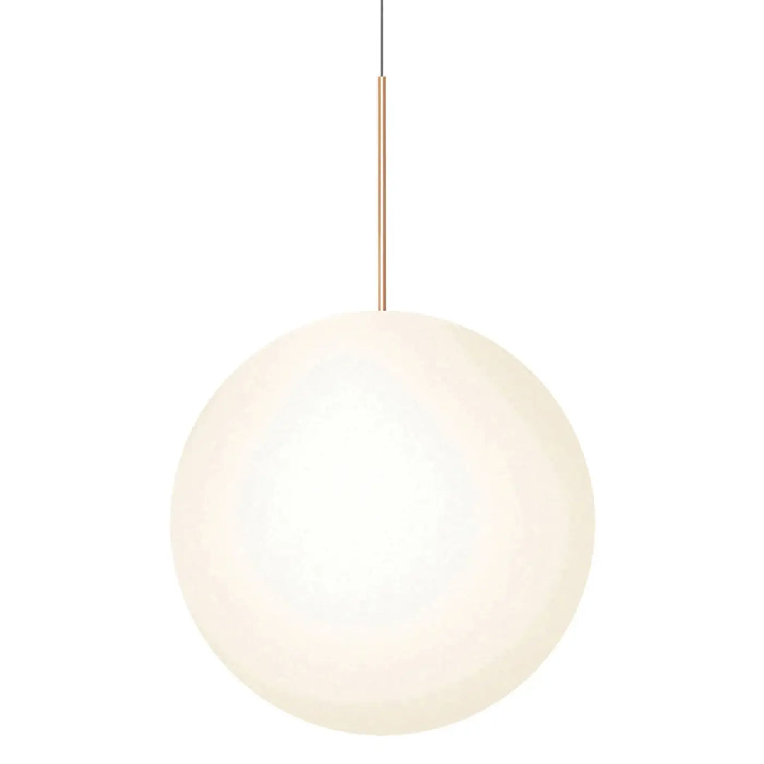 Suspension Bola Sphere or rose, grand globe opale de 60 cm