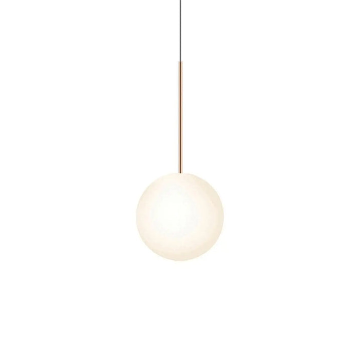 Suspension Bola Sphere or rose, globe en verre opale de 25,5 cm