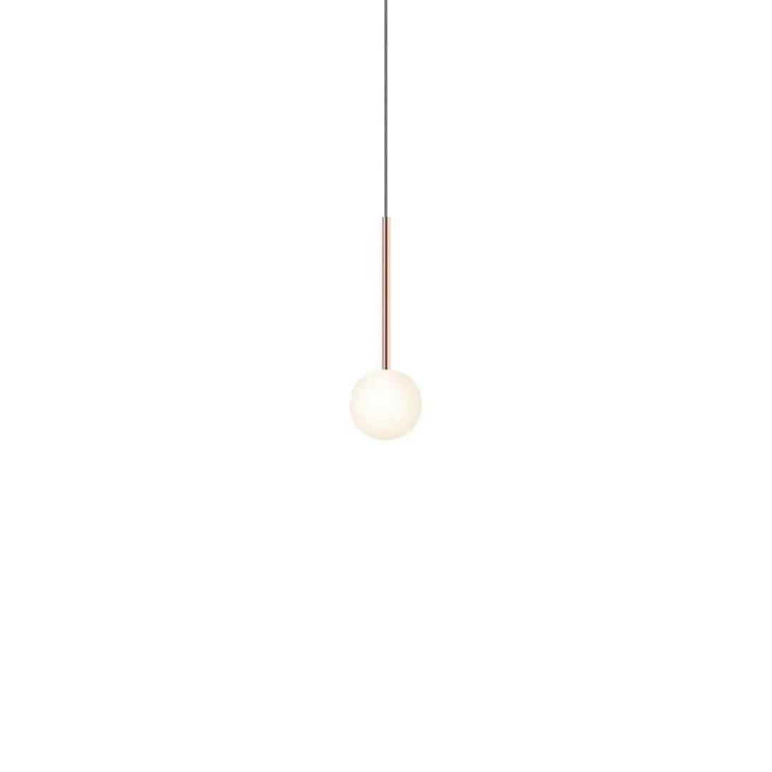 Suspension Bola Sphere or rose, globe en verre opale de 10 cm