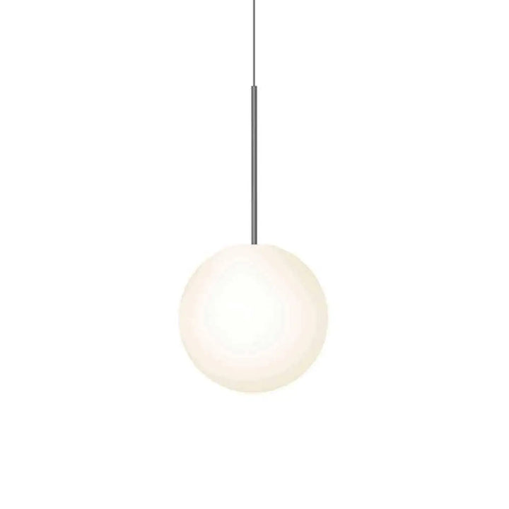 Suspension Bola Sphere gris anthracite, globe en verre opale de 30,5 cm