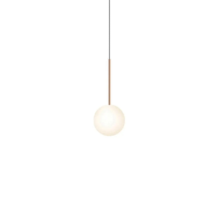 Suspension Bola Sphere or rose, globe en verre opale de 15 cm