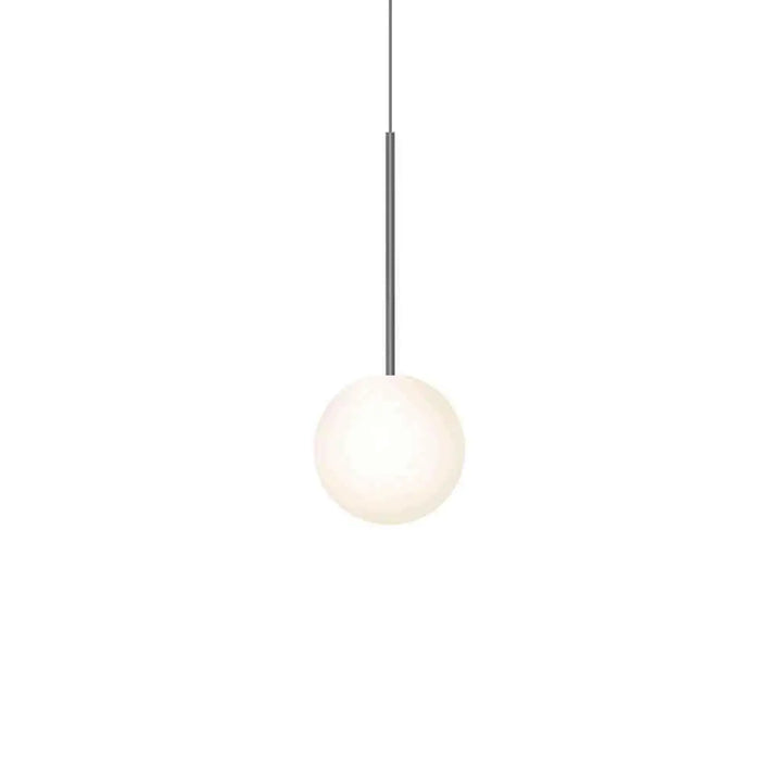 Suspension Bola Sphere gris anthracite, globe en verre opale de 20 cm