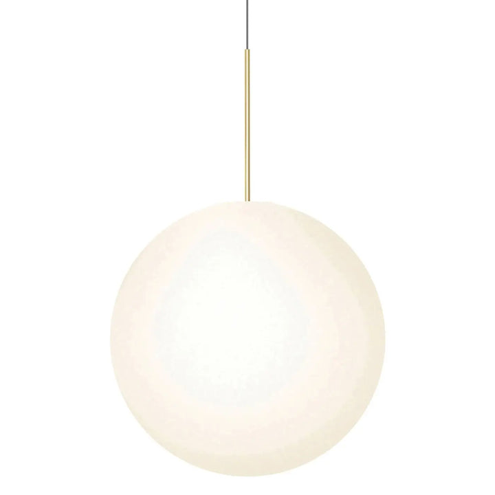 Suspension Bola Sphere dorée, grand globe opale de 60 cm